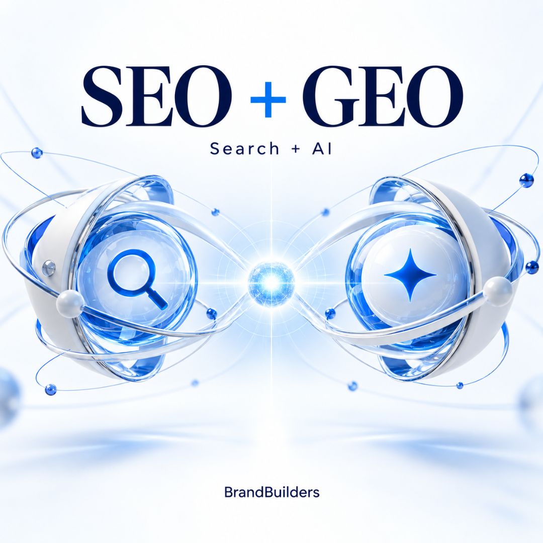 SEO 与 GEO 并行优化：提升搜索与 AI 可见度 | BrandBuilders