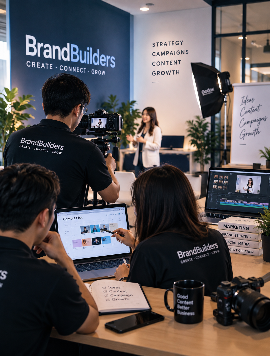 BrandBuilders client project discussion